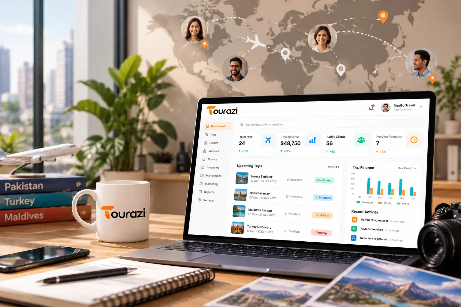Travel and technology with Tourazi